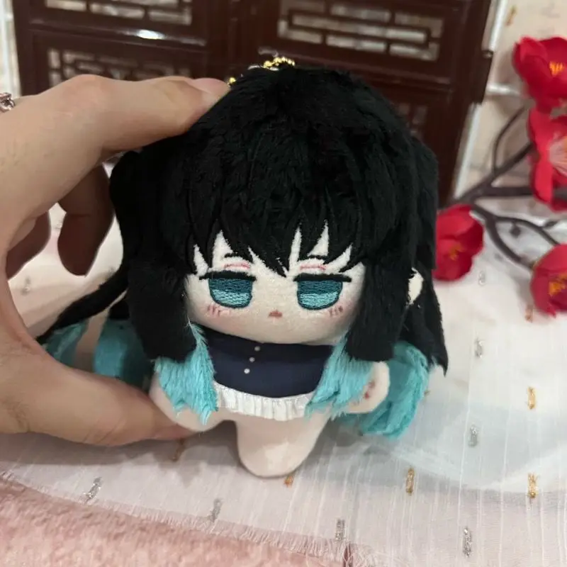 10cm Demon Slayer: Kimetsu no Yaiba Muichiro Sea Star Doll Cartoon Animation Peripheral Cute Plush Doll Keychain Pendant Toy