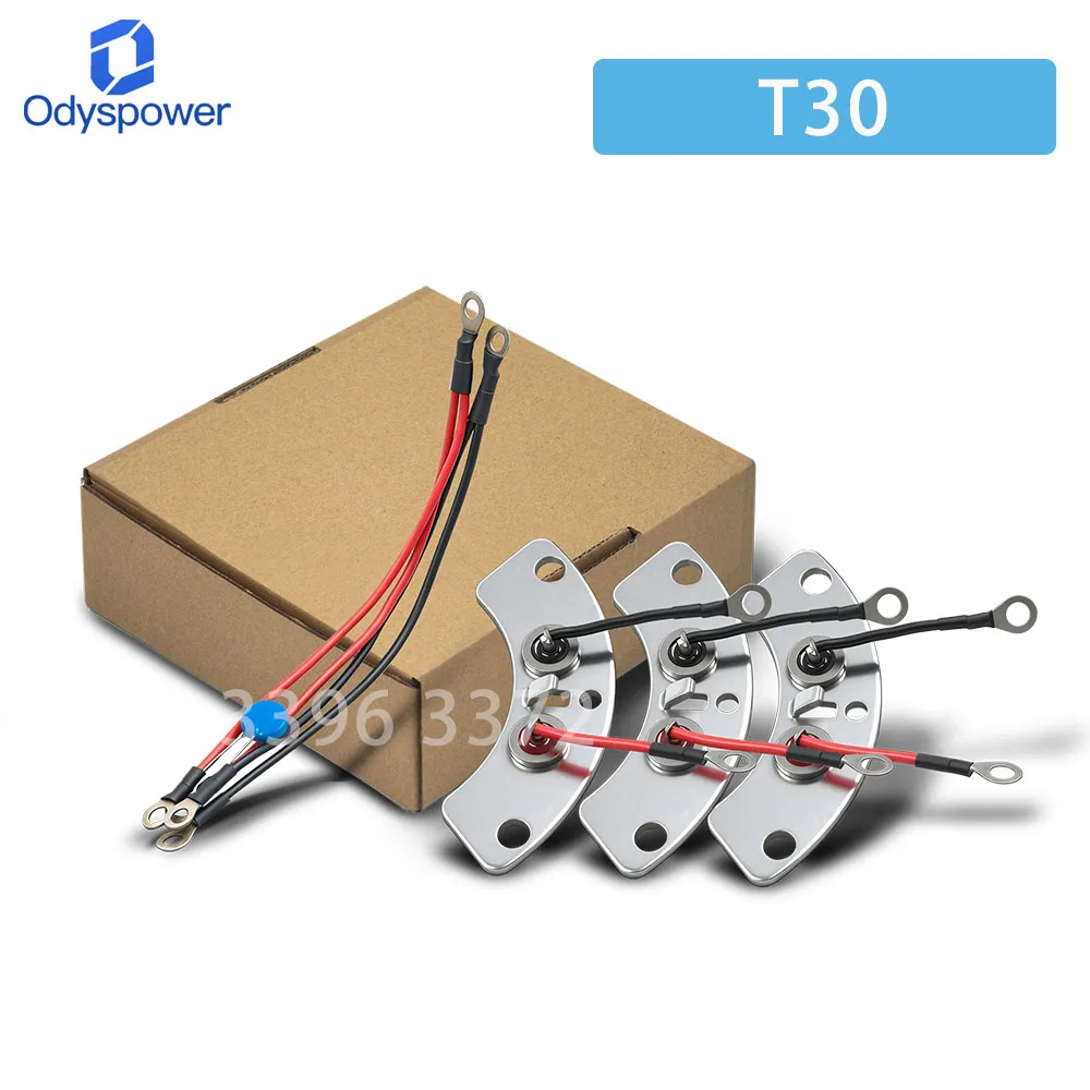 

Комплекты диодных варисторов-выпрямителей T30 ZQ50A для бесщеточных генераторов Mecc Alte, мостовые диодные выпрямители, замена модуля выпрямителя