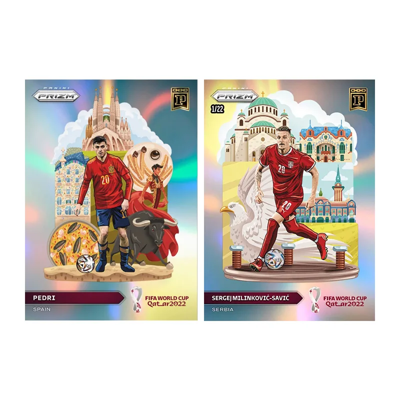 لتقوم بها بنفسك محلية الصنع 2022 كأس العالم فيفا بانيني سلسلة كرة القدم فينيسيوس جونيور بيدري مجموعة بطاقات اللعب هدية #5