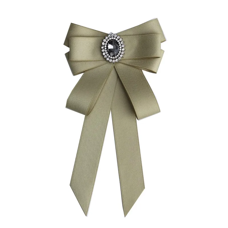 Handgemachte Mode neue Schmetterling Knoten Band Diamant Fliege College weiß Strass Süßigkeiten Farbe Fliege Geschenk für Schulmädchen Krawatte – Detail 21