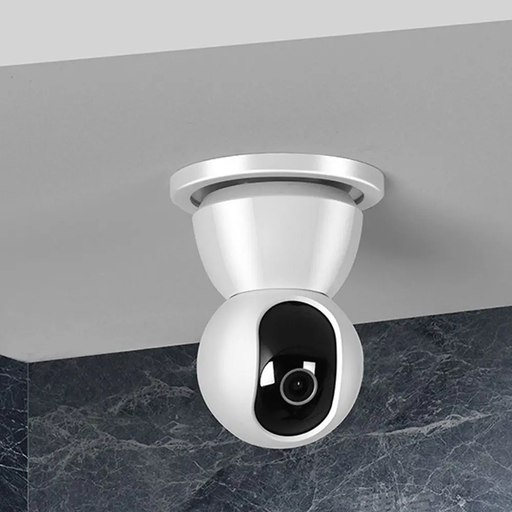 Snap-on Camera Supporting Holder Wall Mounted Space-saving CCTV Monitoring Bracket Surveillance Mount Shelf