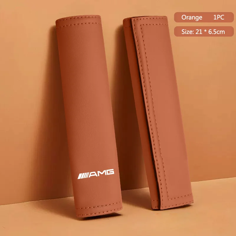 Автомобильный Стайлинг, чехол для ремня безопасности, кожаный ремень безопасности, защитная накладка для Mercedes Benz AMG W176 W212 W168 W222 W204 W190