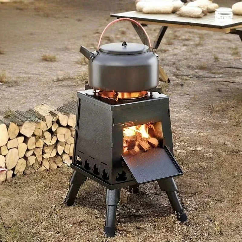 

Carbon Steel Plate Stove Lightweight Foldable Tourism Portable Outdoor Alcohol Stove Camping Travel Cooking Stoves Equipment
