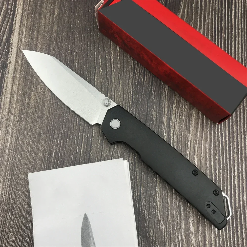 KS 2038R Defense Pocket Knife D2 Tanto Blade Aluminum Handle Outdoor Camping Hunting Knife Survival Multifunctional Tools