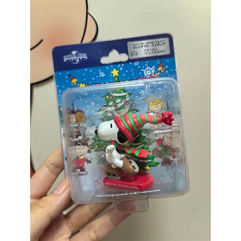 سنوبي شجرة عيد الميلاد زخرفة الكرتون kawaii سطح المكتب زخرفة ديكور المنزل مكتب زخرفة الأطفال هدية عيد ميلاد