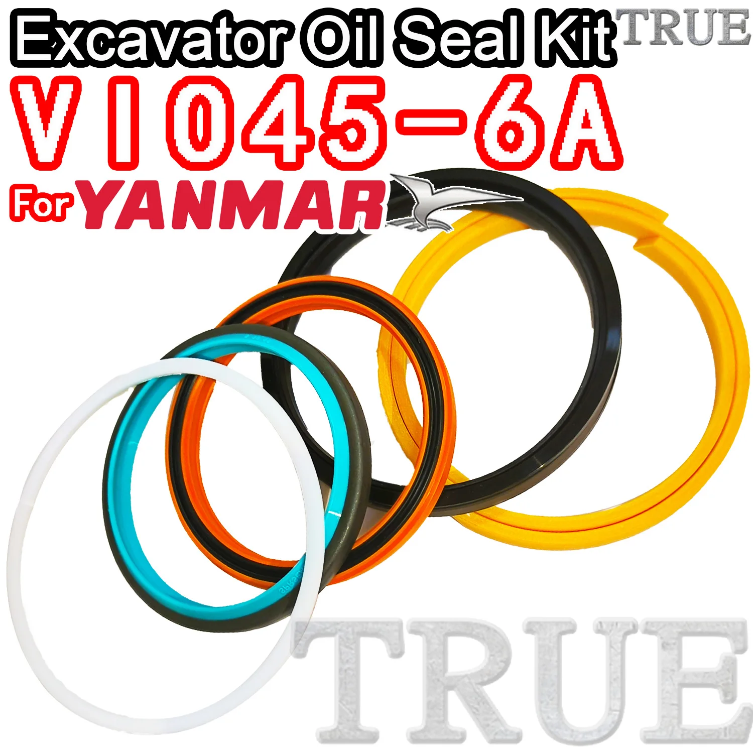 For VIO45-6A Yanmar Oil Seal Excavator Repair Kit VIO45 6A TRAVEL Joystick Engine O-ring Cylinder BOOM ARM Bucket Hydraulic Pump