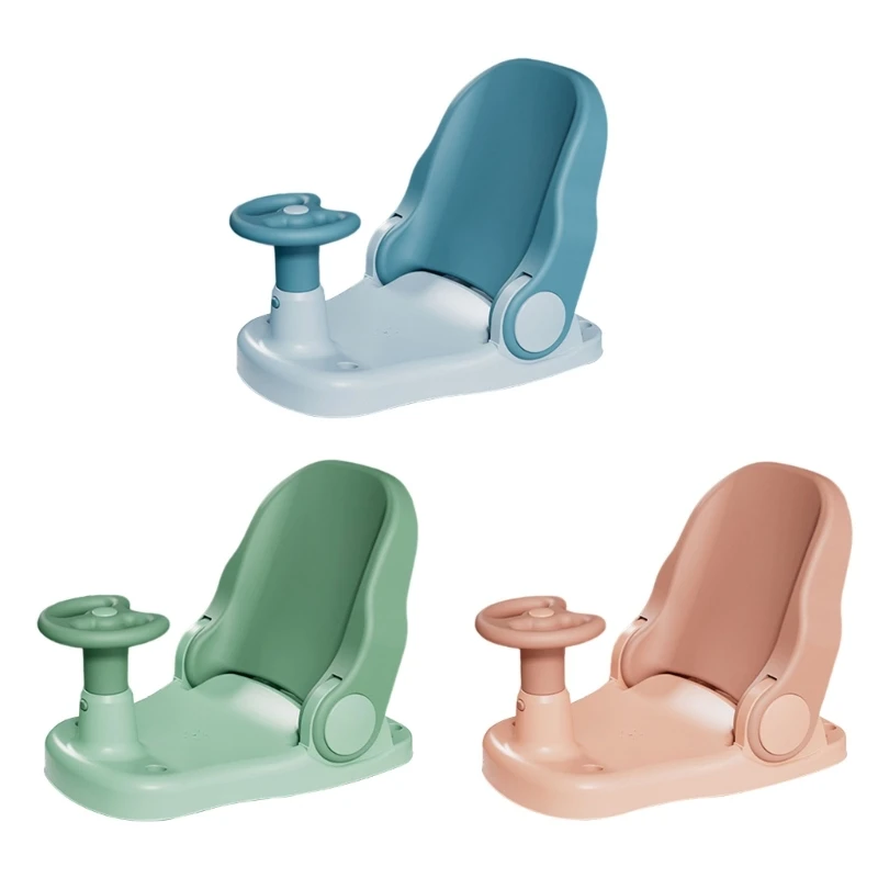 

Compact Folding Baby Bath Seats for Home & Travel Secure Baby Bathtub Seats Adjustable Heights for Infants Up to 3 Years