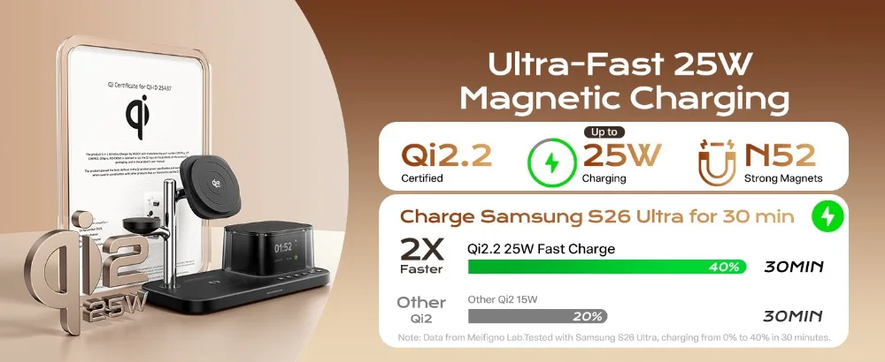 wireless charger stand for Samsung s26 ultra