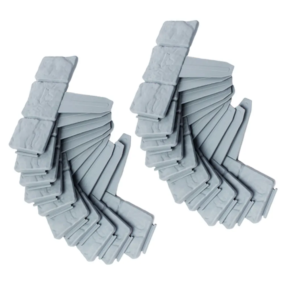 

20pcs Fence Guardrail PP Durable Non Corrosive Easy Install Garden Boundaries Decorative Picket Enclosure Plants Crawl Edge