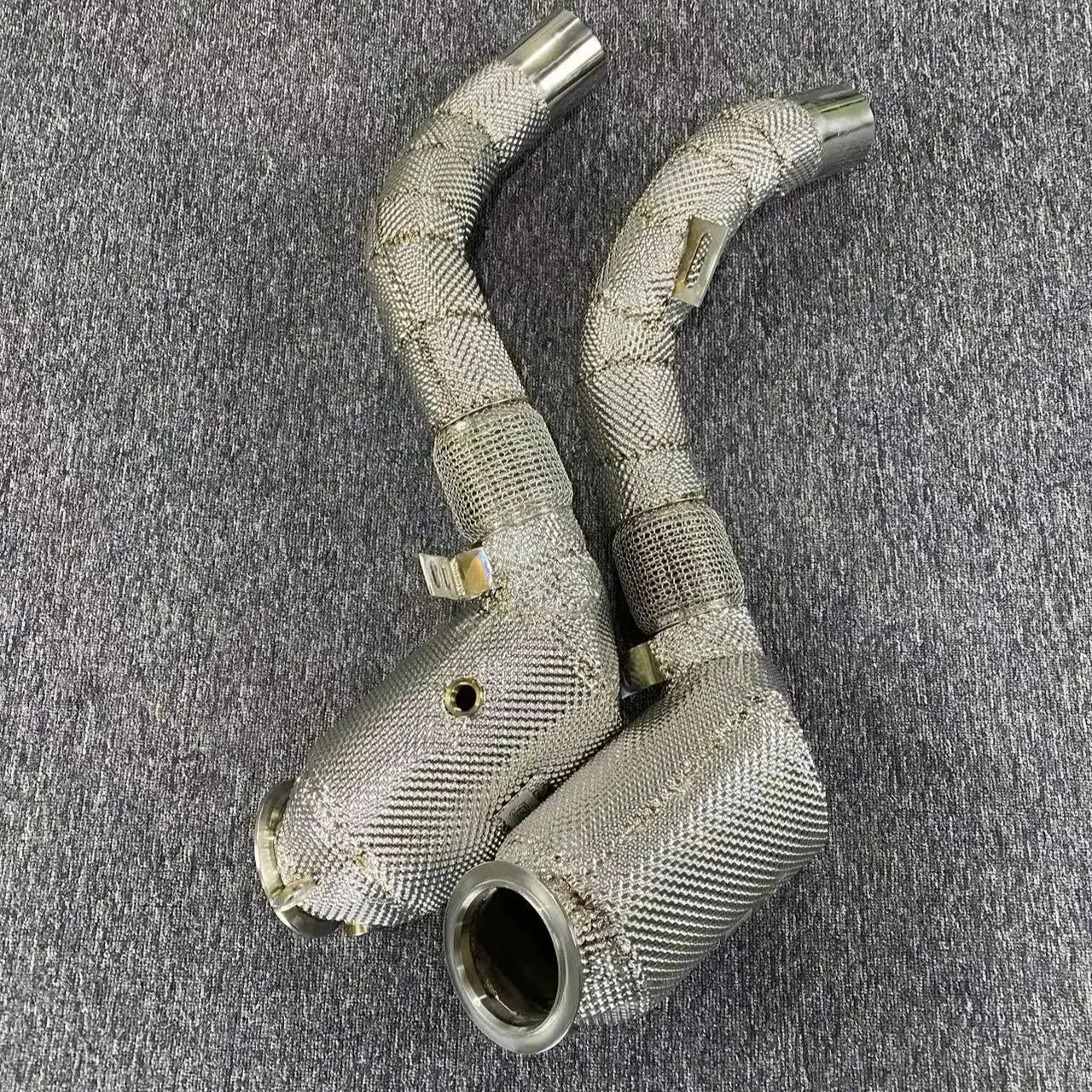 High Performance Automotive Exhaust System Downpipe for BMW X6 xdrive 50i N63 2014-2018