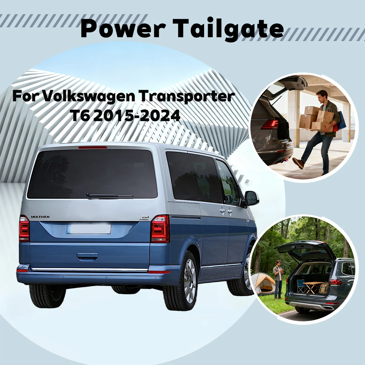 For Volkswagen VW Transporter T6 2015-2024 Car Automatic Lifting Electric Tailgate Lock Module Closing System