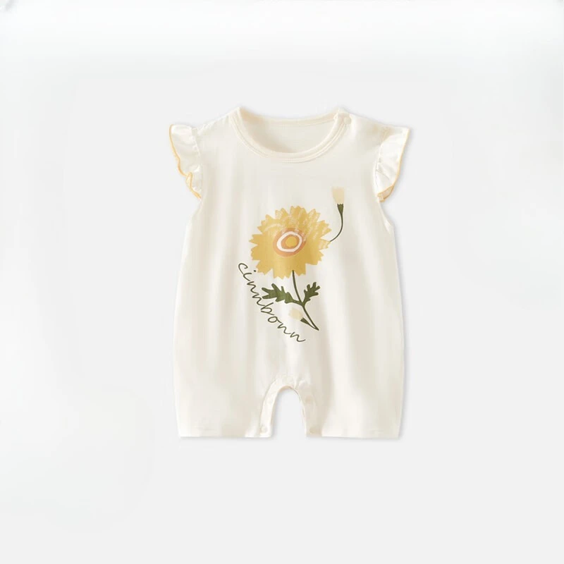 

baby clothes summer modal baby girl onesie newborn sleeveless thin pajamas fart coat