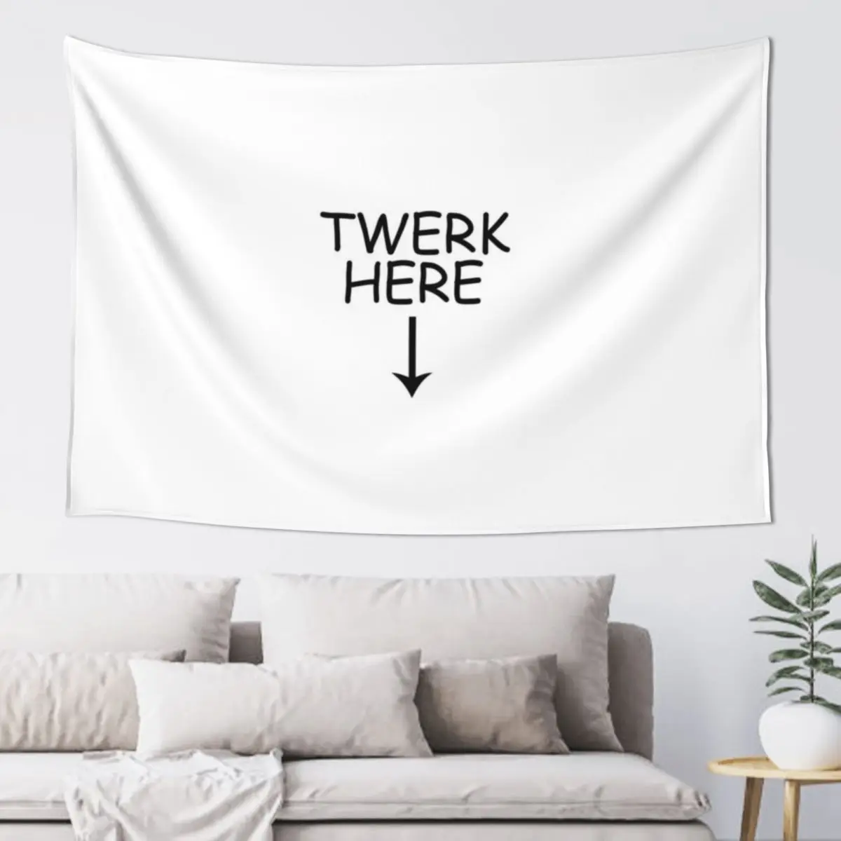 Twerk Here Tapestry Decoration For Rooms Decor Home Tapestry