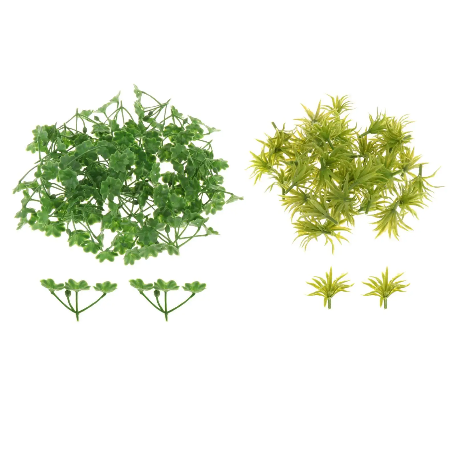 Miniature Foliage for Enchanting Outdoor Design - Set of 100