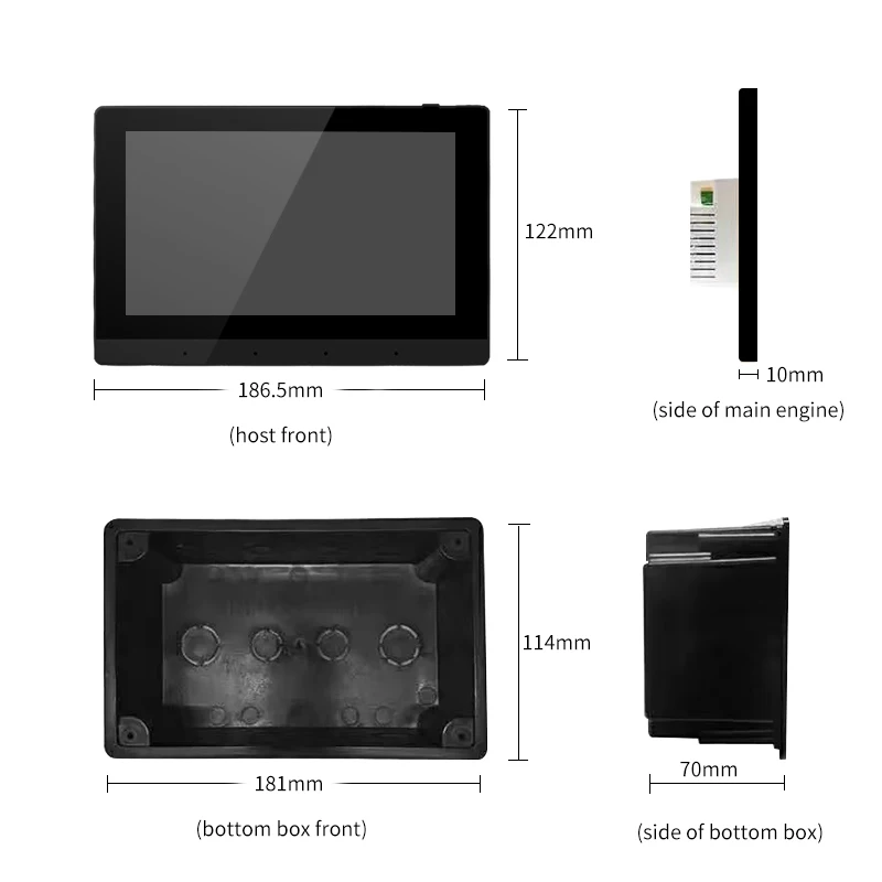 Imagem -05 - Home Música de Fundo Estéreo Som no Amplificador de Parede Wifi Touch Screen Áudio Bluetooth Google Play Youtube X7-smart