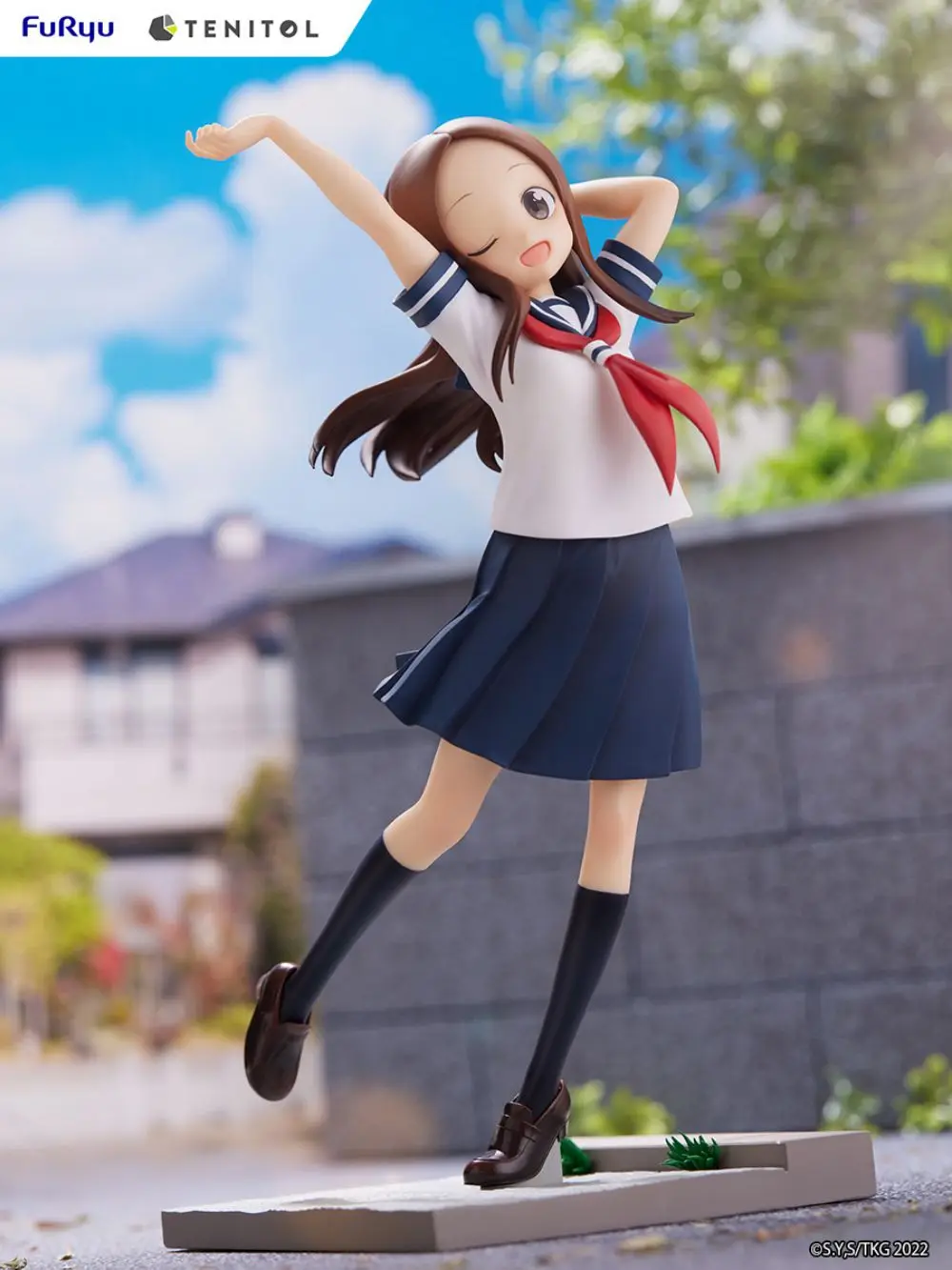 In Stock Original FuRyu TENITOL Teasing Master Takagi san Takagi PVC Anime Figure Action Figures Model Toys