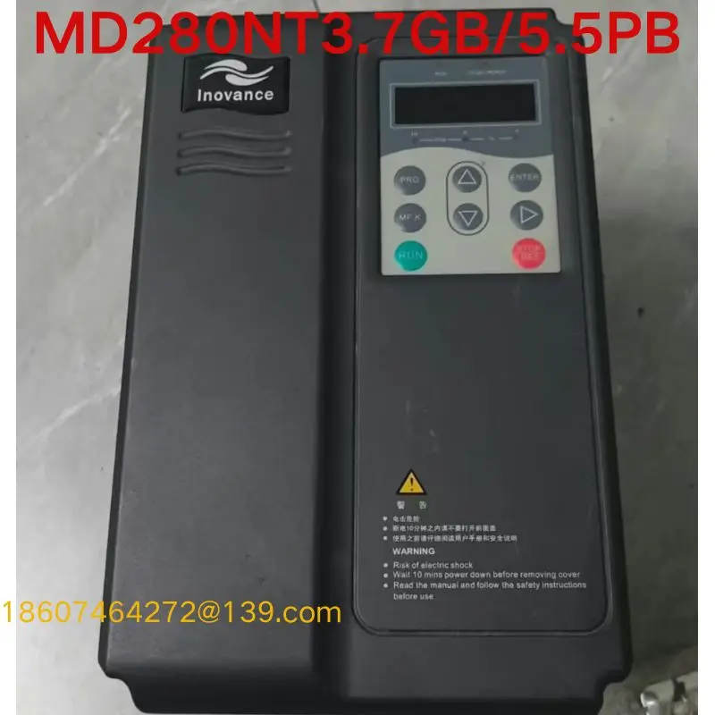 

Second-hand test OK Inverter 3.7KW MD280NT3.7GB/5.5PB