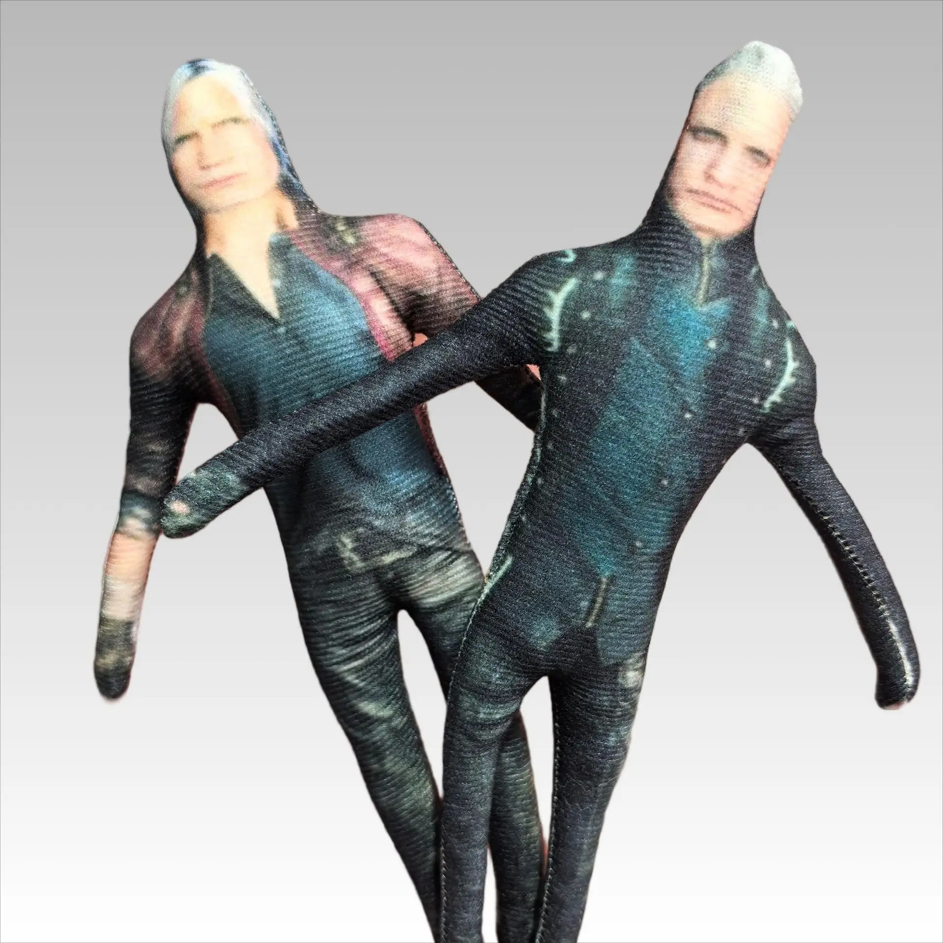 28cm Anime Devil May Cry Dante Vergil Cosplay Plush Doll Abstract Mouse Figure Full Body Wire Skeleton Poseable Action Toy