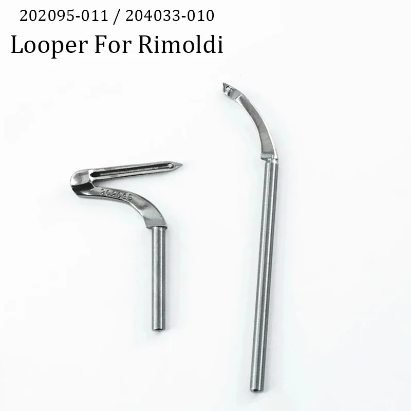 

Комплект верхних и нижних петлителей 204033-010 и 202095-011 для оверлока Rimoldi 327 527, профессиональные запчасти для швейных машин