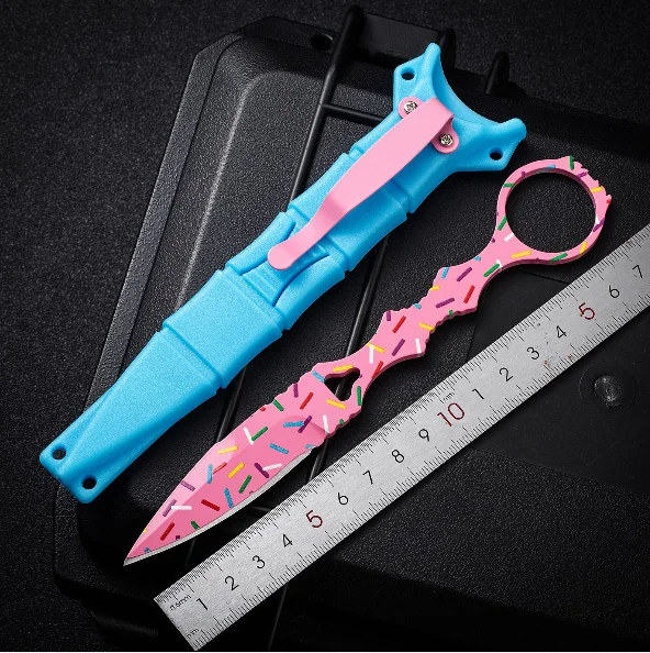Nuevo Cuchillo Recto Pequeño Portátil para Acampar al Aire Libre Bm176 Butterfly 2026