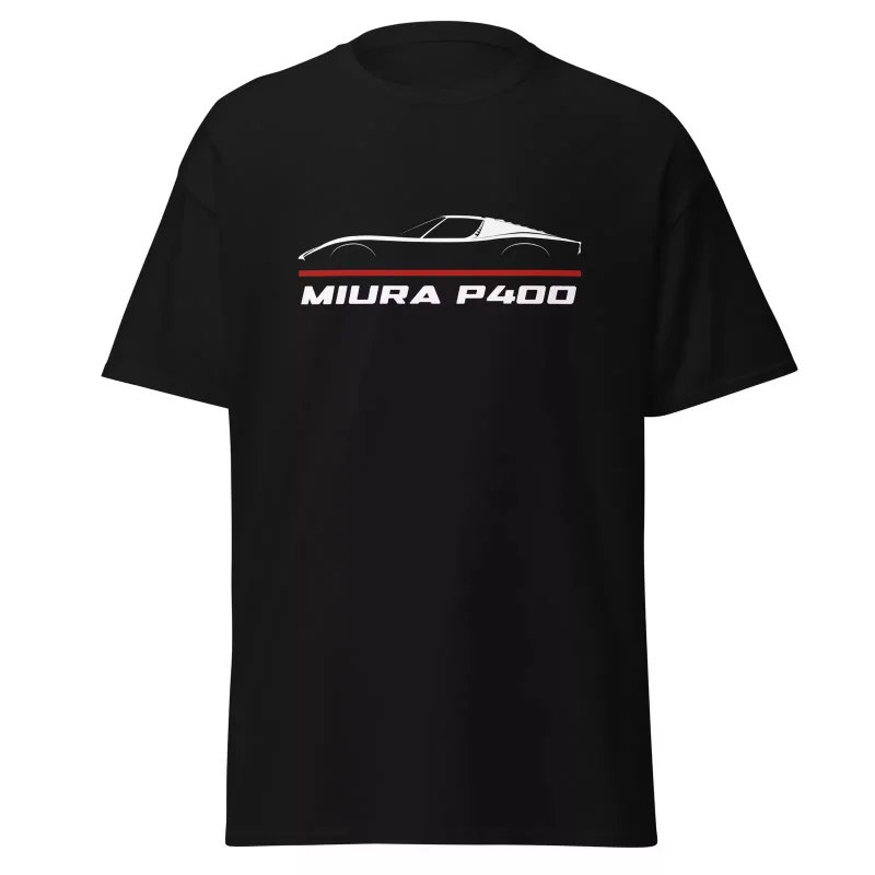 2024 Men T Shirt Casual Lamborghinis Miura P400 1966-1973 Enthusiast T-shirt Graphic Summer Short Sleeves 100% Cotton S-3XL Cool