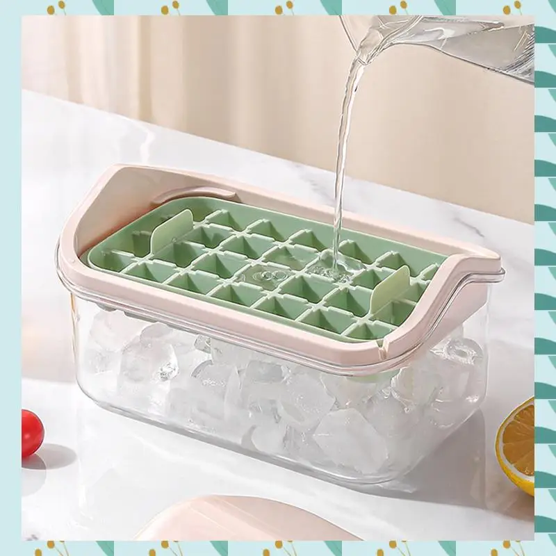 

A71P Ice Storage Box Mold Household Ice Maker Large Capacity Ice Maker Refrigerator Homemade Ice Storage Box