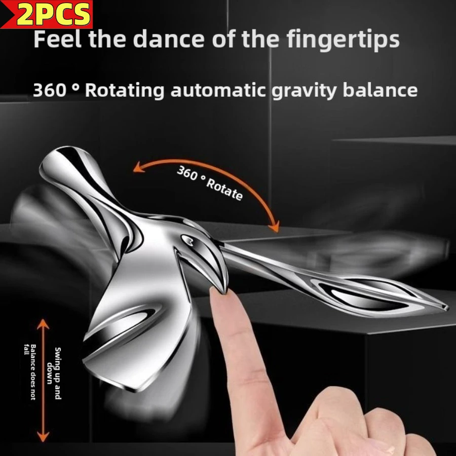 

2PCS Creative Balanced Eagle Bird Car Ornaments Universal Center Console Decor Multi-Functional Dual-Use Bottle Opener