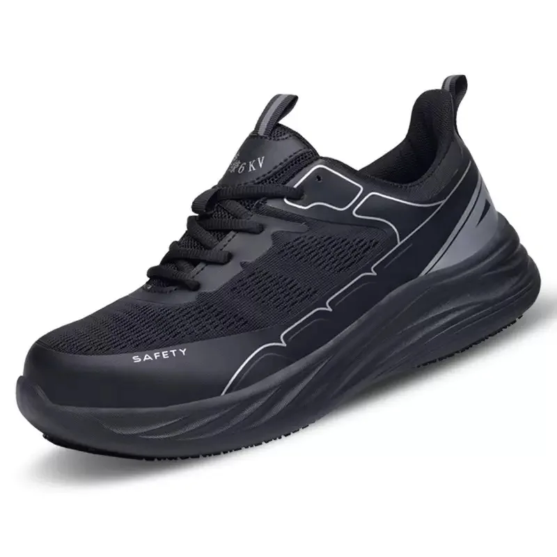 Four seasons models of non-slip anti-smash anti-puncture plastic head electrician insulated work shoes soft bottom safety shoes