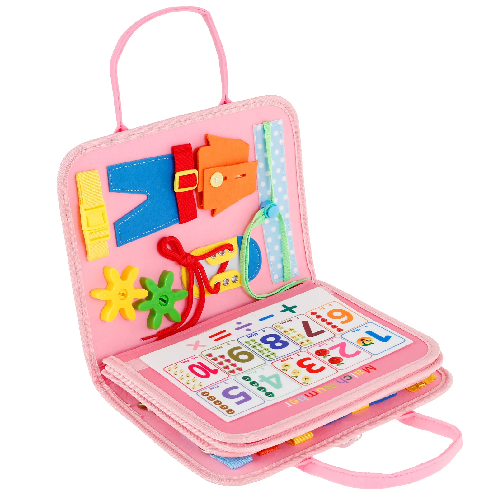 

Busy Board Montessori Toys for Toddler Busy Book Sensory Preshool Early Education Learning Fine Motor Skills Toys For Children