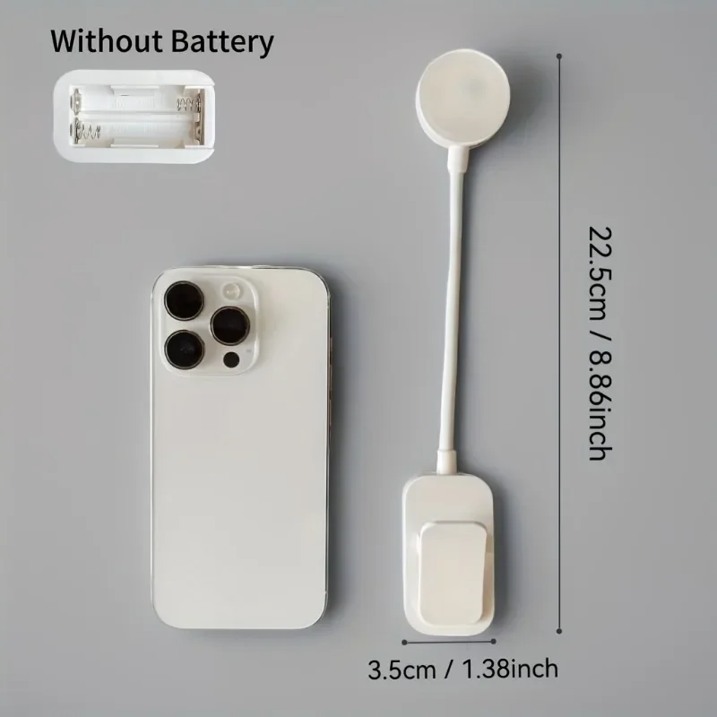 1pc luz de leitura de carregamento usb, 3 modos de cor ajustável luz de livro de cuidados com os olhos para estudo de escritório