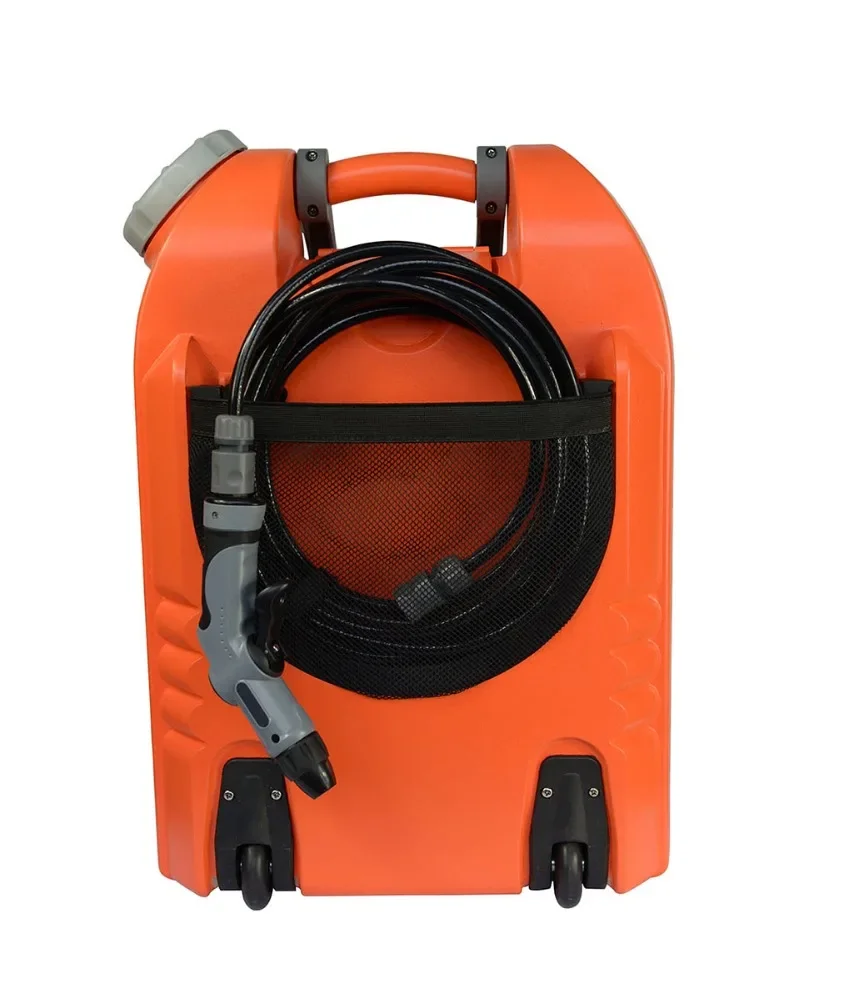 Mobile car wash with 20L water tank, Water Pump, Build-in Water Filtration System for Travel Camping Cleaningcustom