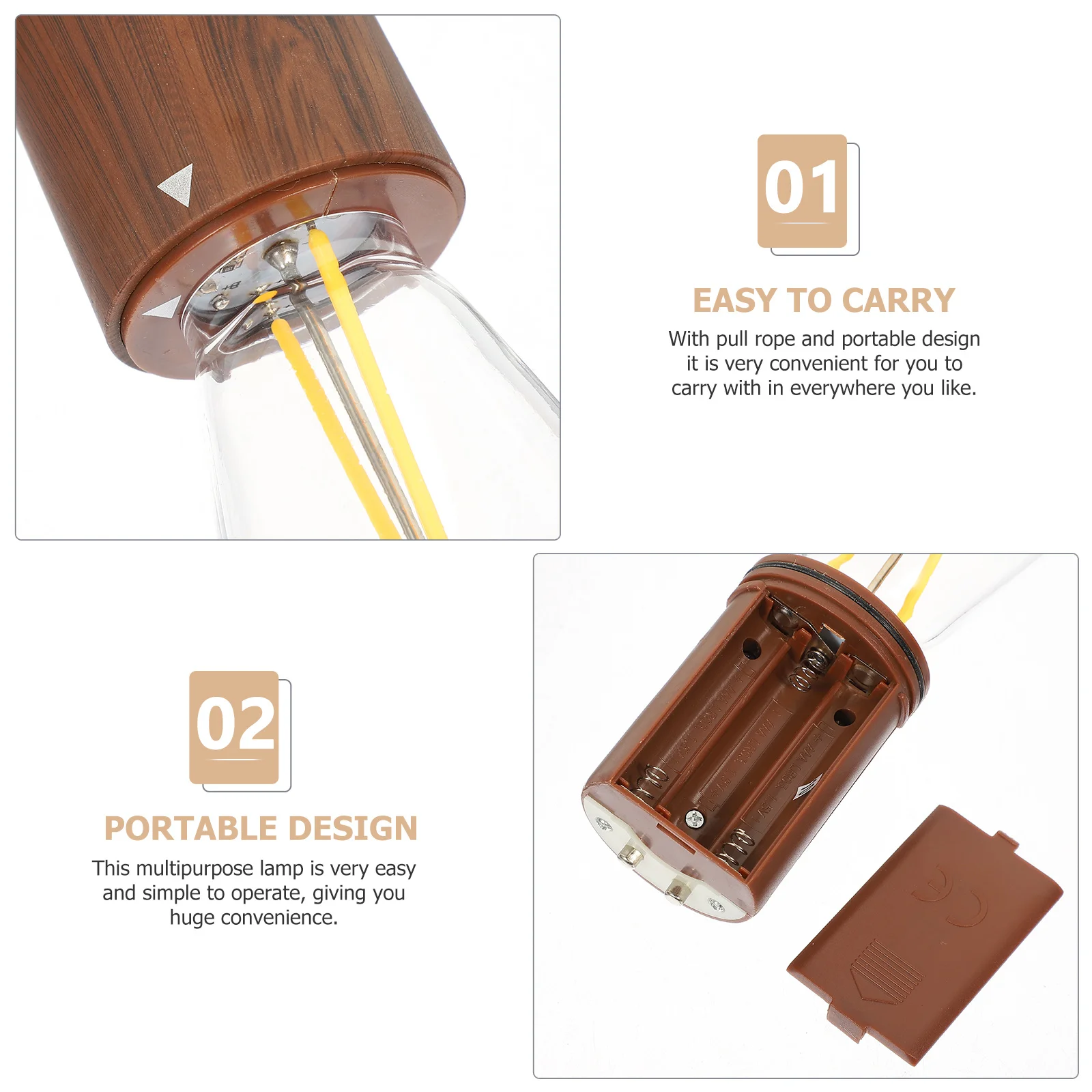 

Portable Retro Camping Lamp Tent Light Led Lamps Outdoor Lights Christmas Lanterns