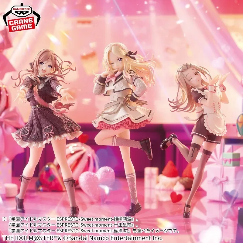Original BANDAI BANPRESTO School Idol Master Rinami Himesaki Hiro Shinosawa Sena Juo ESPRESTO Sweet Moment Anime Character Toys