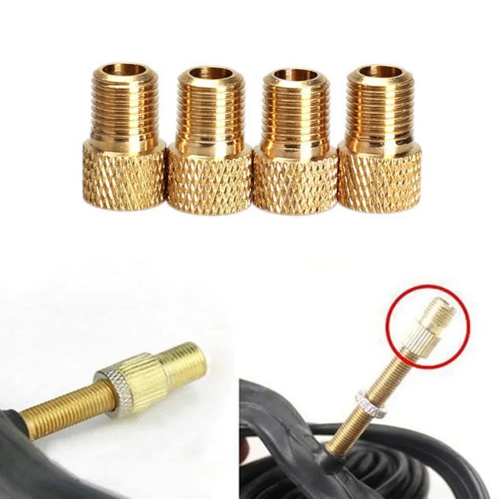 10Pcs Presta ToSchrader Air Pump Bicycle Zinc Alloy MTB Road Mountain Bike Valve Adaptor Converter Adapter Parts Accessories