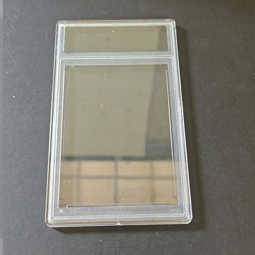 DIY Graded Card Shell Blank Slab Protective Case with Label Slot for TCG Sports Anime Trading Cards Display Holder Toploader