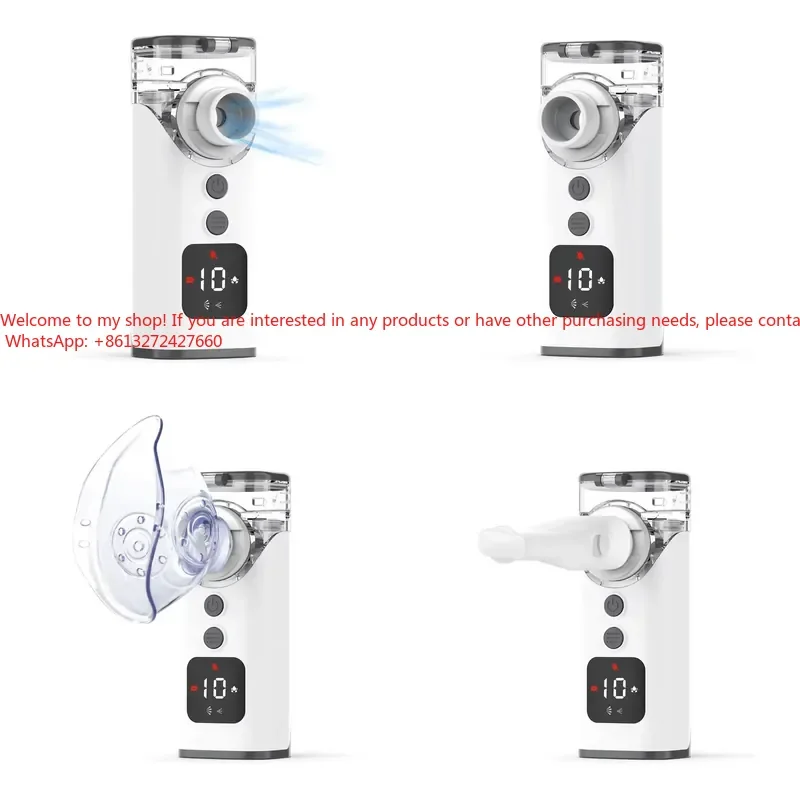 Ultrasonic Mesh Timing Nebulizer Portable Nebulizer Machine for Adults and Kids Products Medical Inhaler Machine Portable