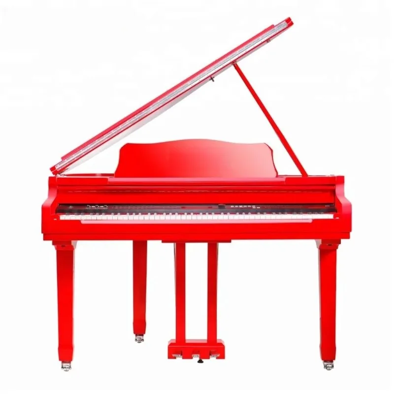 Chloris Electric Keyboard Red Mini Digital Grand Baby Piano 1200
