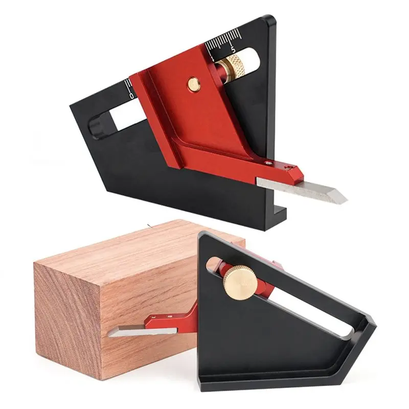 【HAPPYH】لصنع المفاصل أداة مكتشف مركز النجارة 1/2 S أداة من سبائك الألومنيوم #5