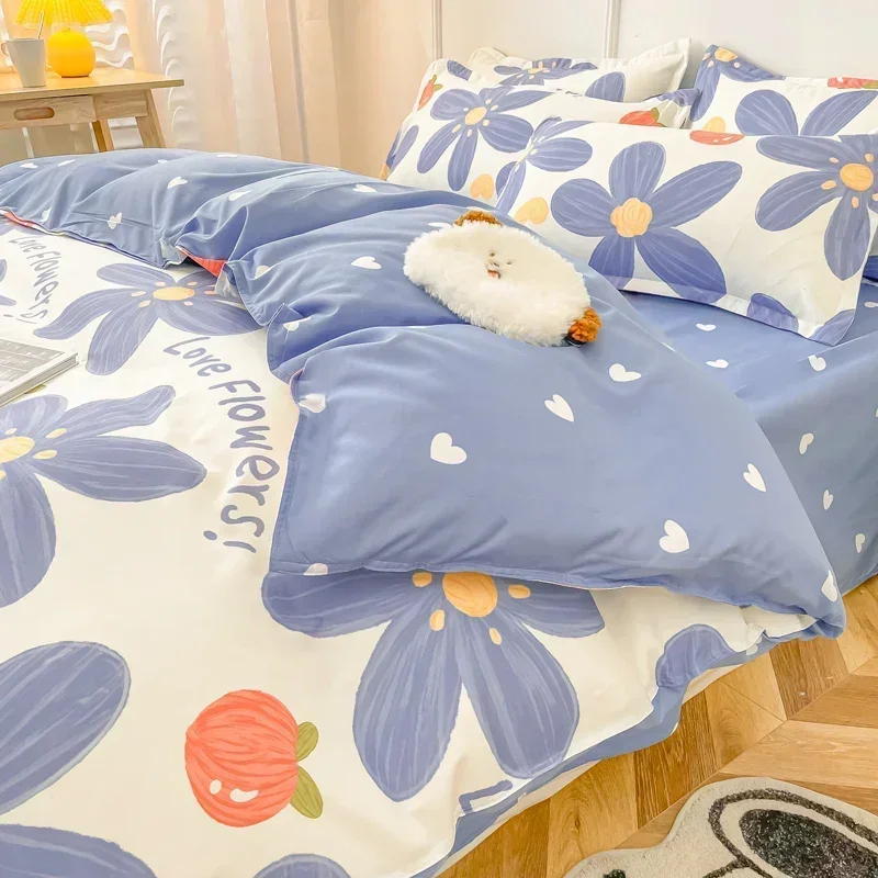 

Bed sheet cover pillowcase bedding kit Double bed king bed duvet cover 220x240 linen/Double duvet/duvet cover