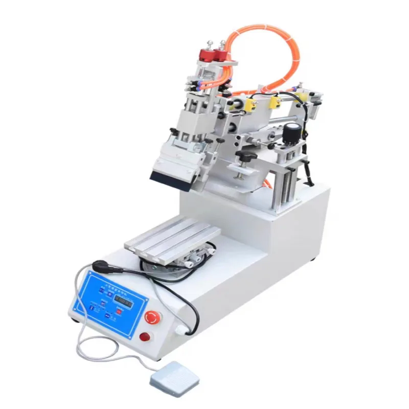 

Semiautomatic Desktop Screen Printing Machine Flat Diagonal Screen Printer Mouse Pad LoGo Small Diagonal Screen Printing Machine