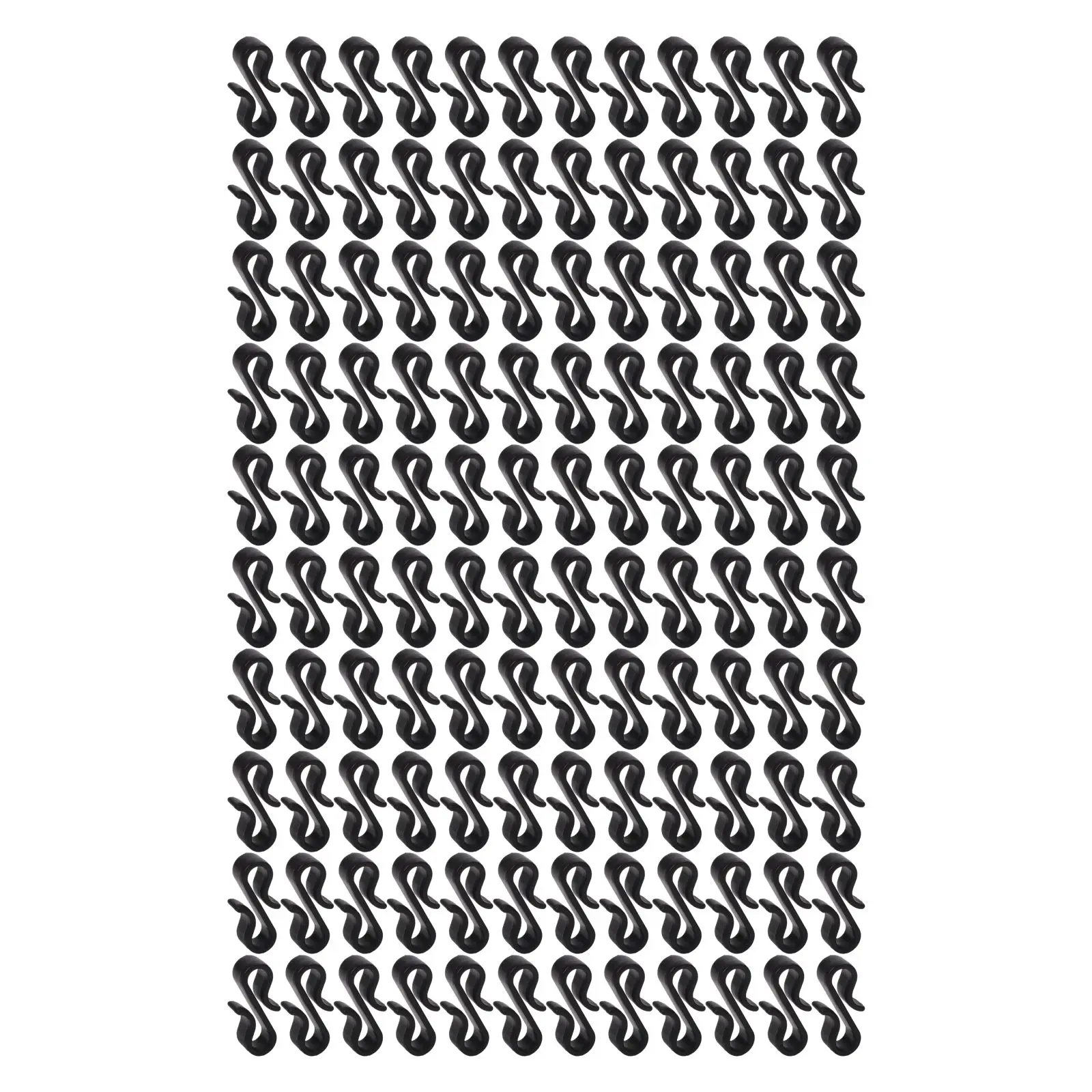 S Hooks for Outdoor Lights 120 Pack with Clips for Secure Mounting on Gutters and Outdoor Fixtures with Weather Resistant Design
