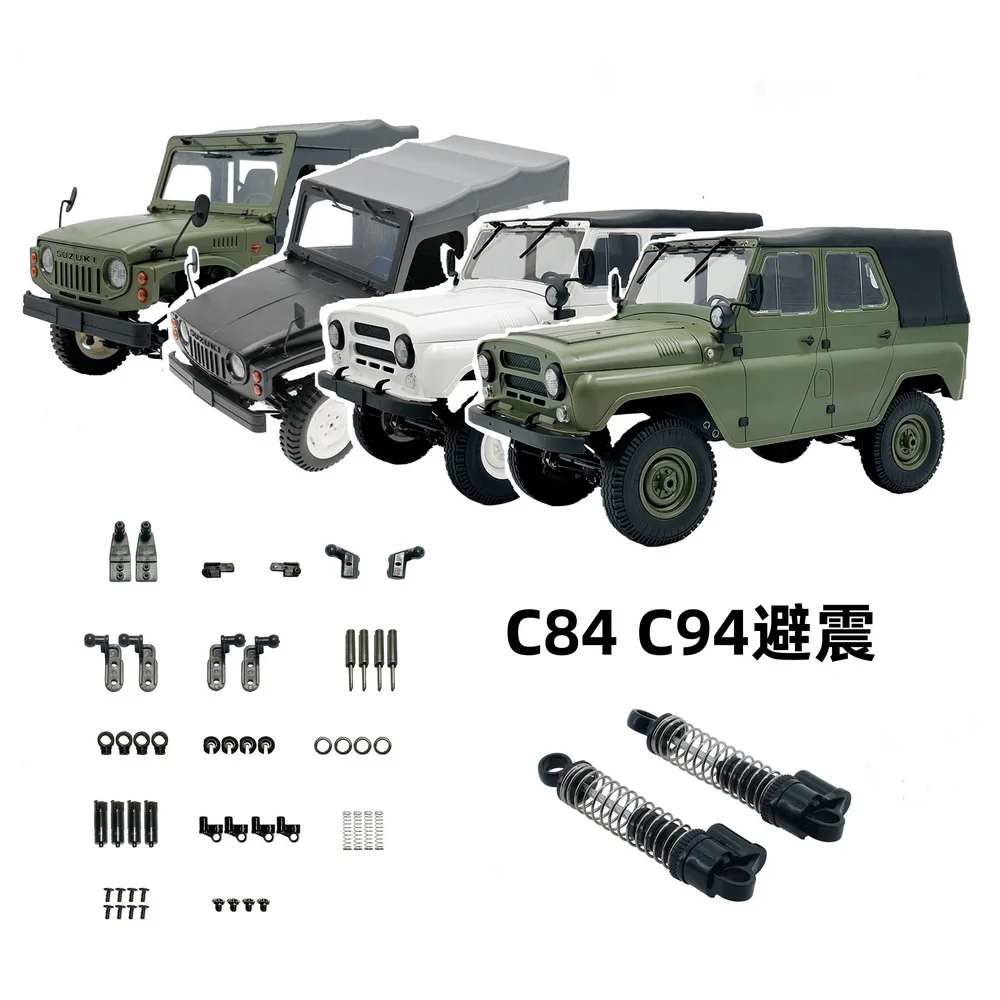 WPL C14 C24 C84 C94 C64-1 C74 C74-1 B14 B24 B16 B36 4pcs Oil Shock Absorber Damper Kit RC Car Upgrade Parts Accessories