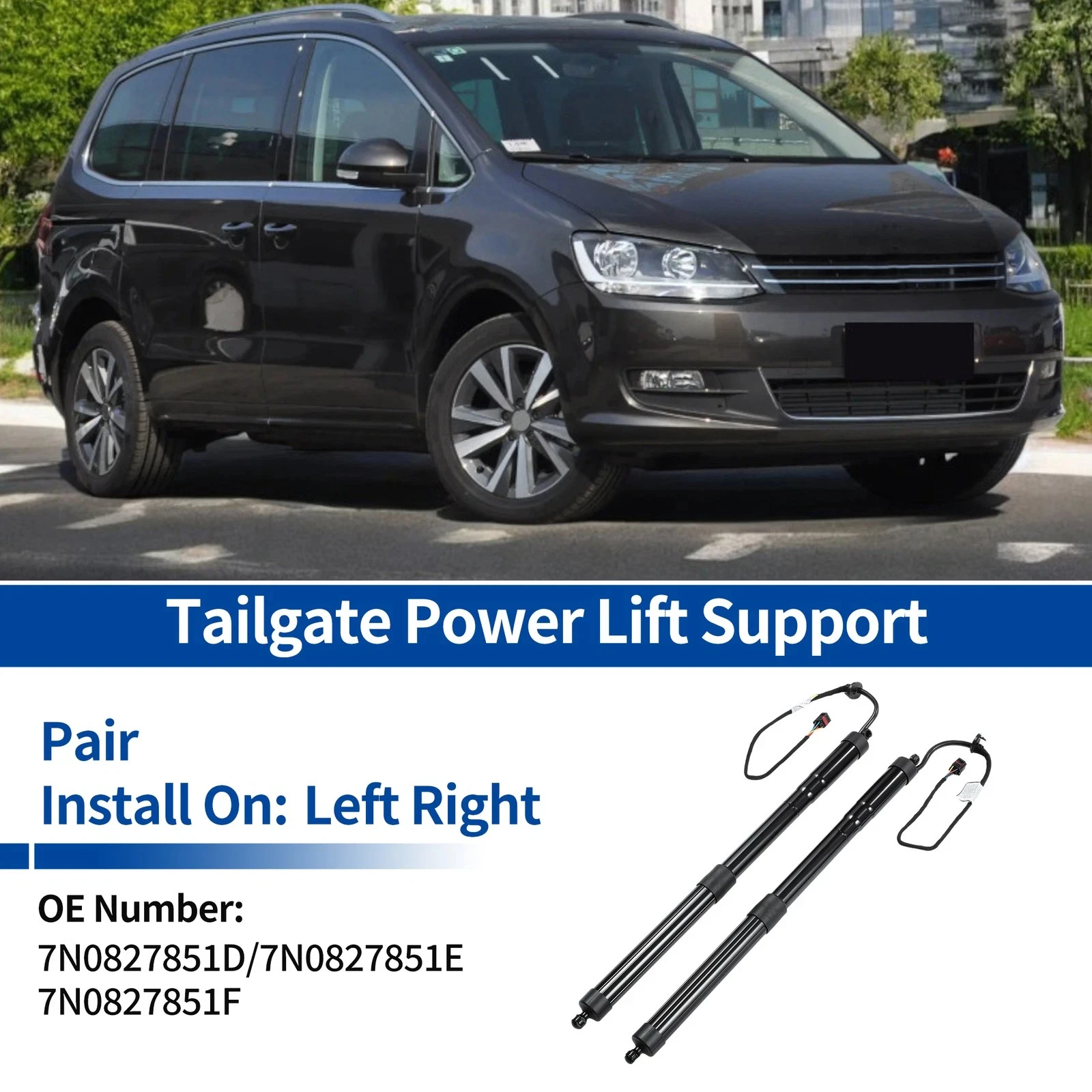 7N0827851E-NEW-Electric-Motor-Tailgate-For-2010-2011-2018-Volkswagen-VW-Sharan-Rear-Tailgate-Electric-Power-Lift-Supports-Shock