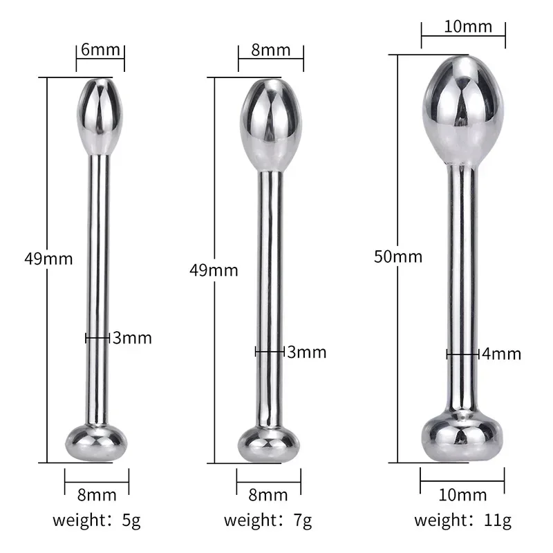 Stainless Steel Catheter Urethral Dilators Horse Eye Stimulator Penis Plug Insert Rods Adult Product Sex Toys for Men New Design view 5