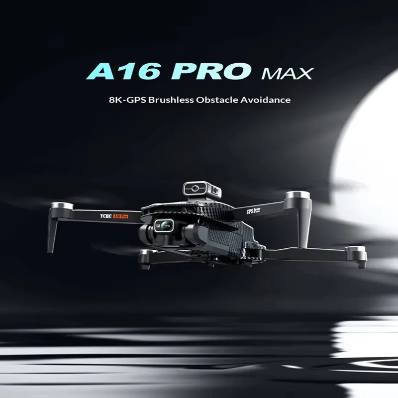 A16 GPS ドローン リターン機能付き ブラシレス オプティカルフロー 空中撮影 RC クアッドコプター リモートコントロール航空機 V168