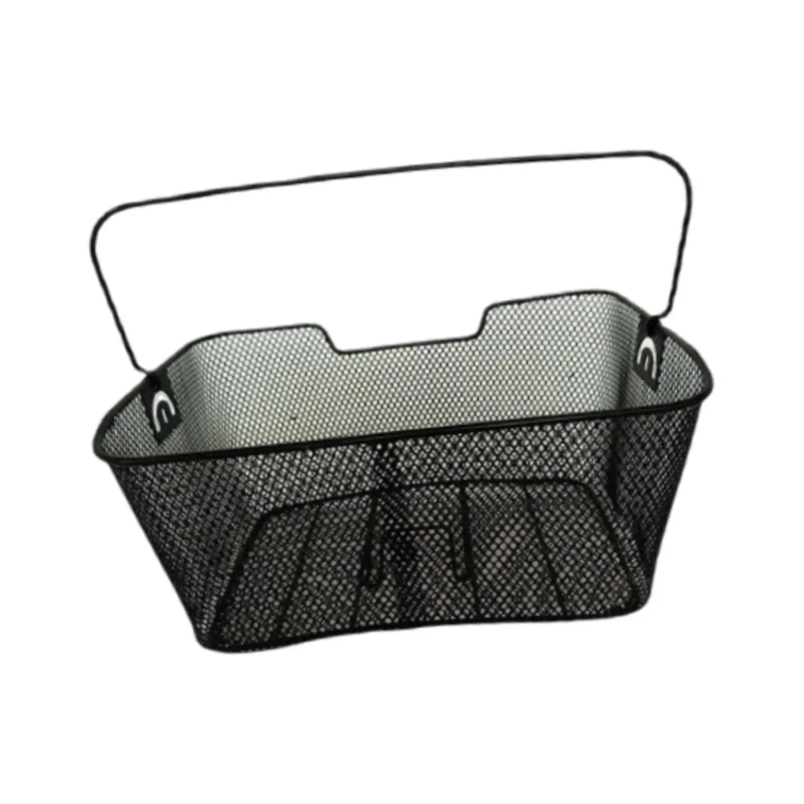 

Bicycle Basket Wire Basket with Handle Bicycle Accessories Storage for Carrying Grocery Biking Most Rear Bike Racks Camping