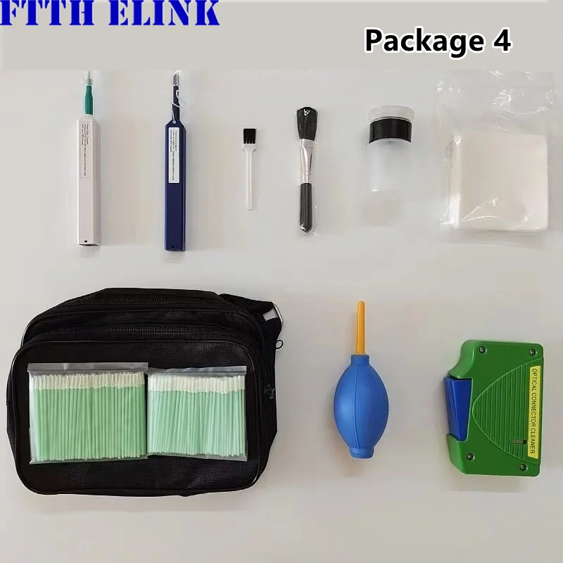 كماشة ميلر متجرد صندوق التنظيف طقم تنظيف الألياف الضوئية مجموعة أدوات الربط الانصهار أداة تنظيف أداة المسح