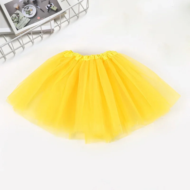 Baby Girl Solid Color Tutu Skirt Kids Princess Girls Skirt Birthday Party Skirts 2-8Y Dance Skirt Girls Skirt Body Tutu Skirt