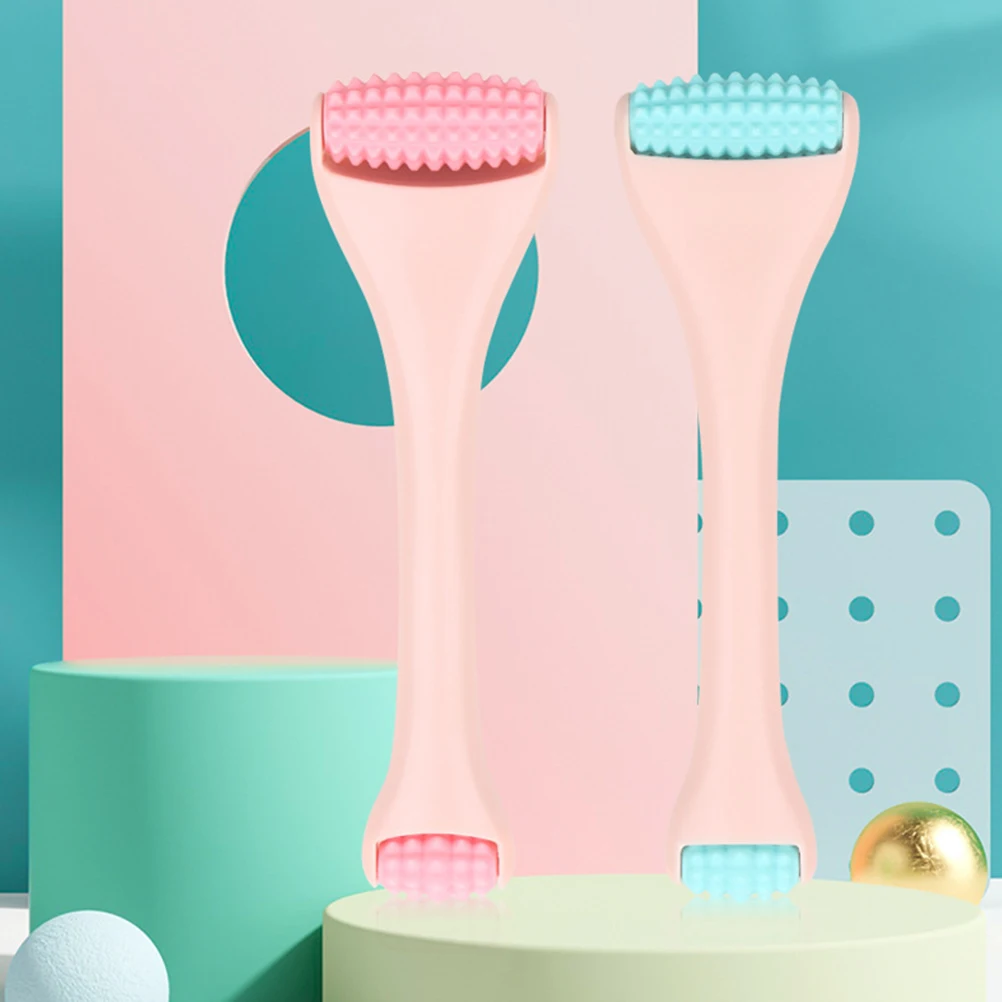 ลูกกลิ้งนวดหน้าเครื่องนวดมือถือตามหลักสรีรศาสตร์สําหรับการดูแลดวงตาเครื่องมือบํารุงผิวหน้าแบบพกพาง่ายต่อการ