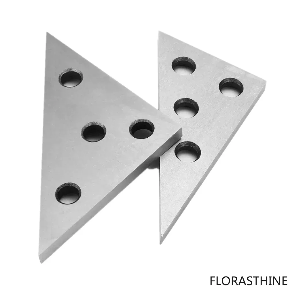 2PCS Precision Machinist Measurement Tool Angle Block Ruler 30/45/60/90 Inch Degree Metric Triangle Steel Block Angle